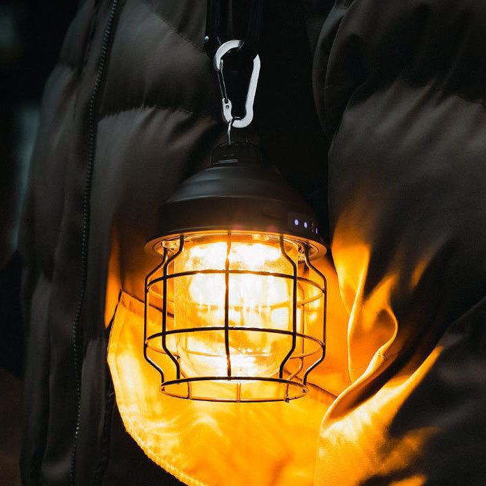 Outdoor Camping Wrought Iron LED Light | Stornfield
