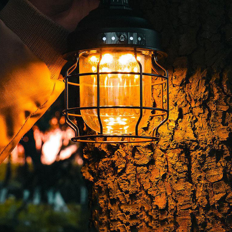 Outdoor Camping Wrought Iron LED Light | Stornfield