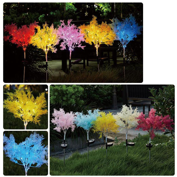 Modern Creative Colorful Simulation Fog Solar LED Outdoor Patio Lawn Ground Insert Landscape Light | Stornfield