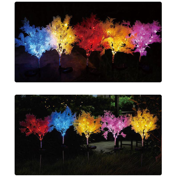 Modern Creative Colorful Simulation Fog Solar LED Outdoor Patio Lawn Ground Insert Landscape Light | Stornfield