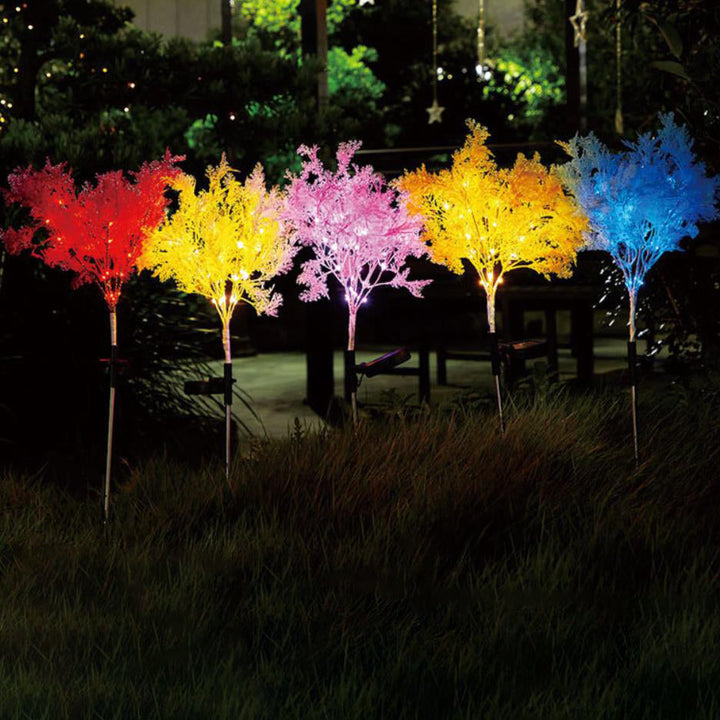 Modern Creative Colorful Simulation Fog Solar LED Outdoor Patio Lawn Ground Insert Landscape Light | Stornfield