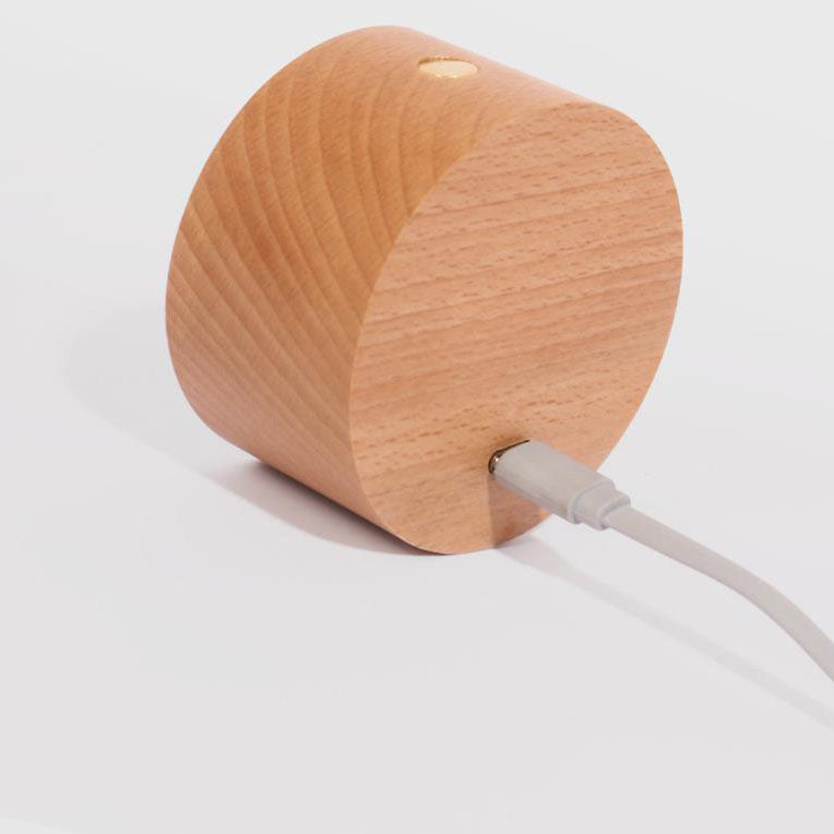 Stornfield | Simple Wooden USB Rechargeable Magnetic Touch LED Wall Sconce Night Light