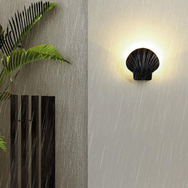 Outdoor Creative Shell Design Aluminum LED Waterproof Wall Sconce Lamp | Stornfield