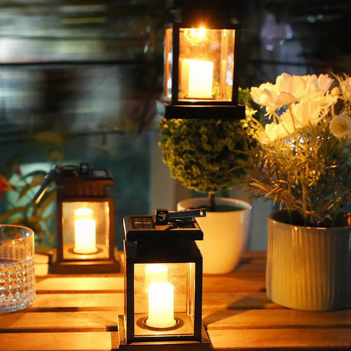 Modern Solar Star Candle ABS Waterproof LED Outdoor Lights | Stornfield