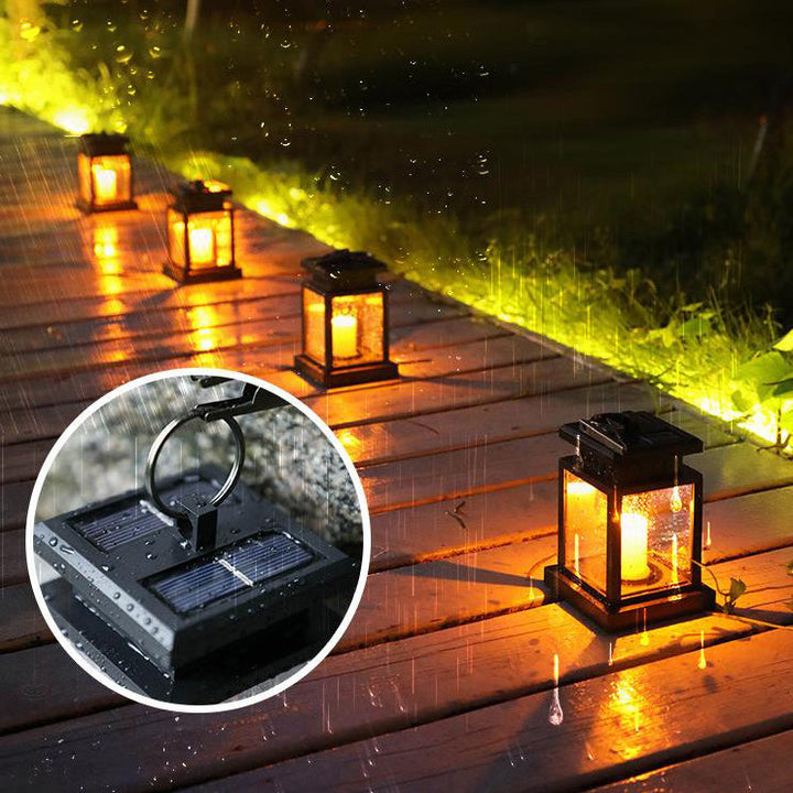 Modern Solar Star Candle ABS Waterproof LED Outdoor Lights | Stornfield