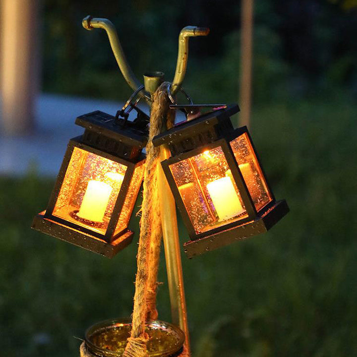 Modern Solar Star Candle ABS Waterproof LED Outdoor Lights | Stornfield
