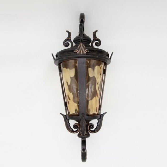 Traditional European Waterproof Aluminum Glass Cylinder 1-Light Wall Sconce Lamp For Outdoor Patio | Stornfield