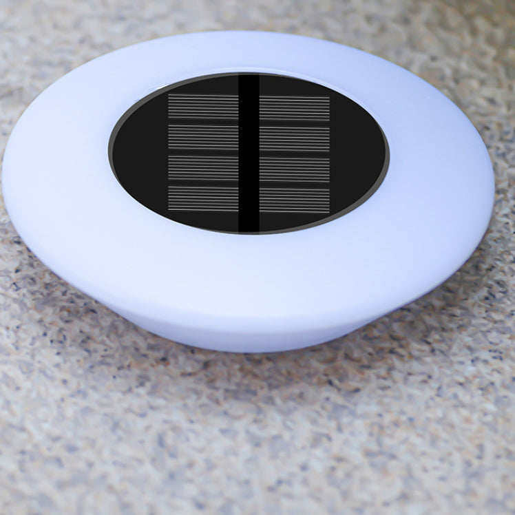 Modern Simplicity Solar Waterproof PP PS Round Conic LED Landscape Lighting Outdoor Light For Garden | Stornfield