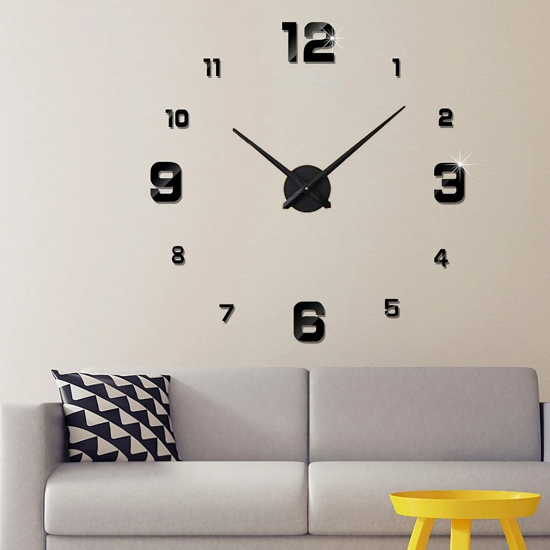 Stornfield | 3D-LED Wall Clock – DIY Frameless Design