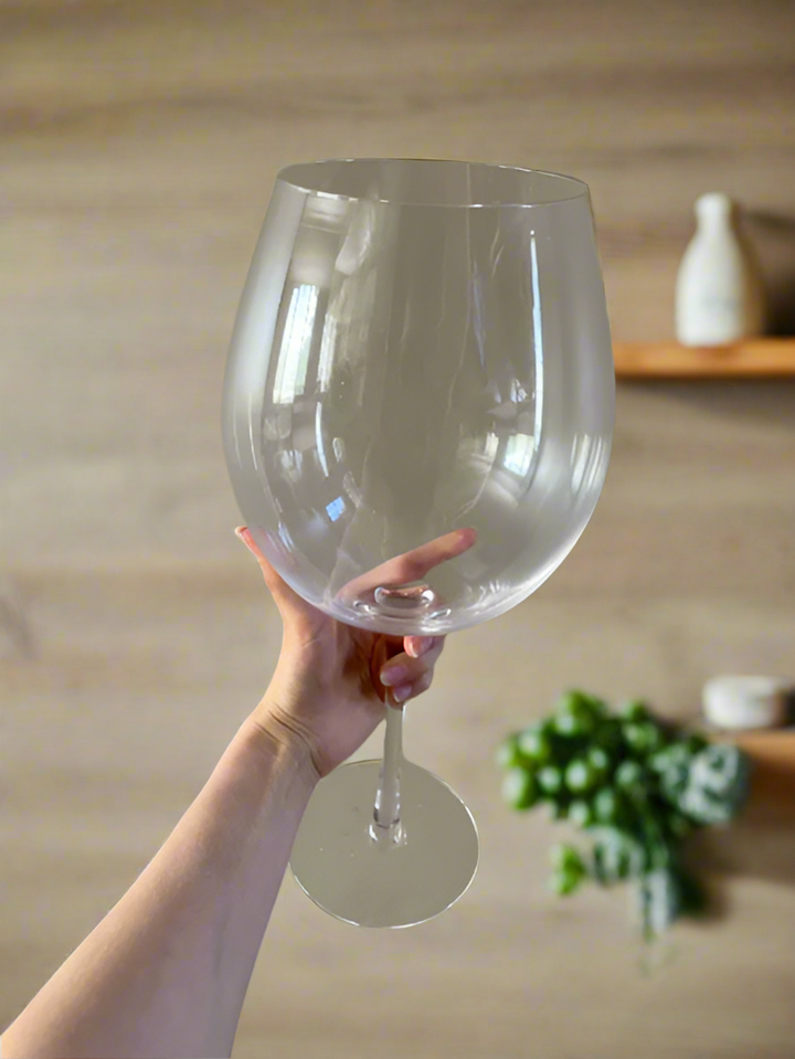 Stornfield | Huge 106oz Wine Glass and Beer Mug Combo - 3000ML Extra Large Crystal Glass for Parties, Weddings and Celebrations