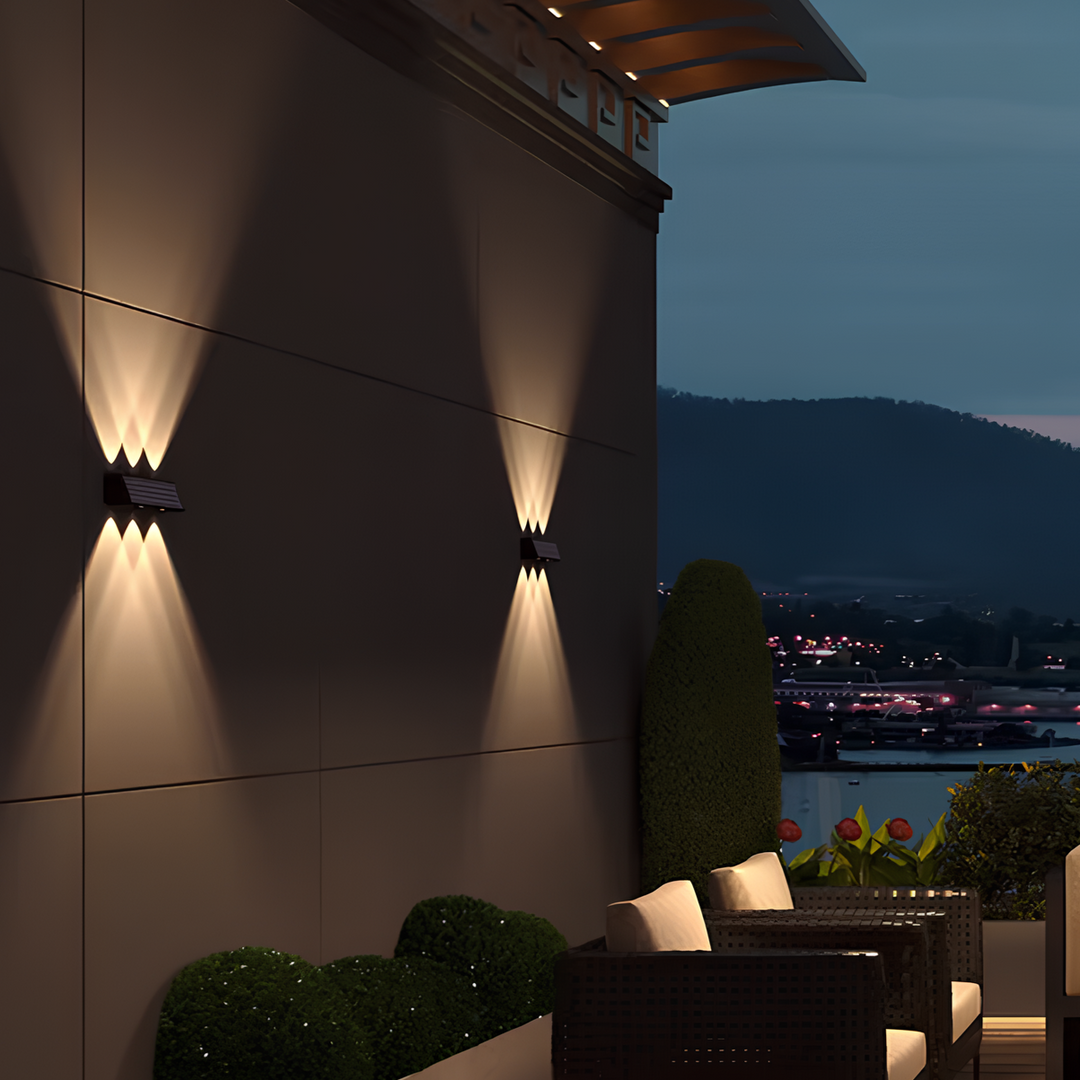 Prism Solar Wall Light | Stornfield