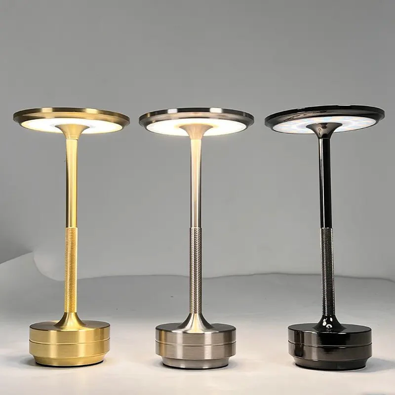Aluminum Rechargeable Touch Dimmer Table Lamp | Stornfield