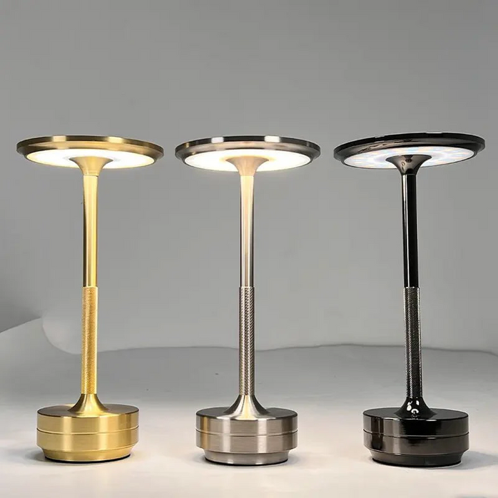 Aluminum Rechargeable Touch Dimmer Table Lamp | Stornfield