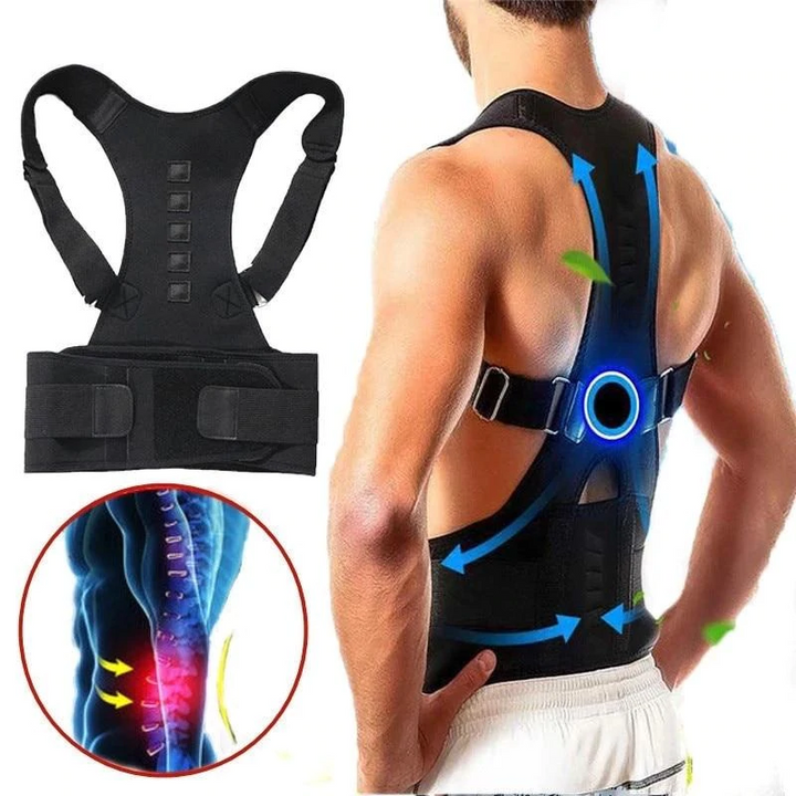 Stornfield | BackPosture Pro Magnetic Posture Brace – Support & Pain Relief for Every Day