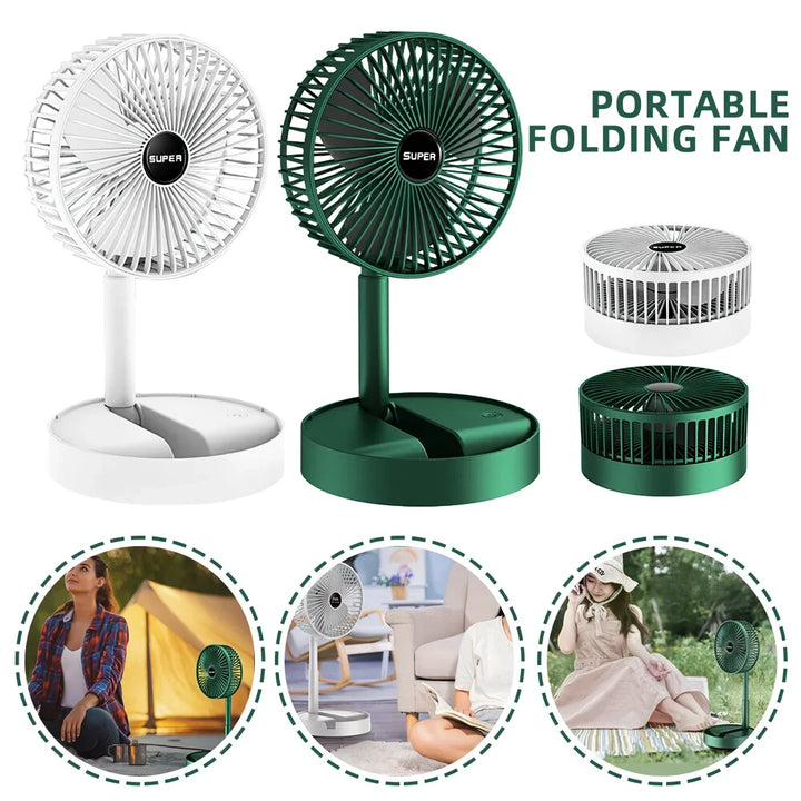 Compact 6-Inch USB Portable Fan with 3-Speed Control | Stornfield