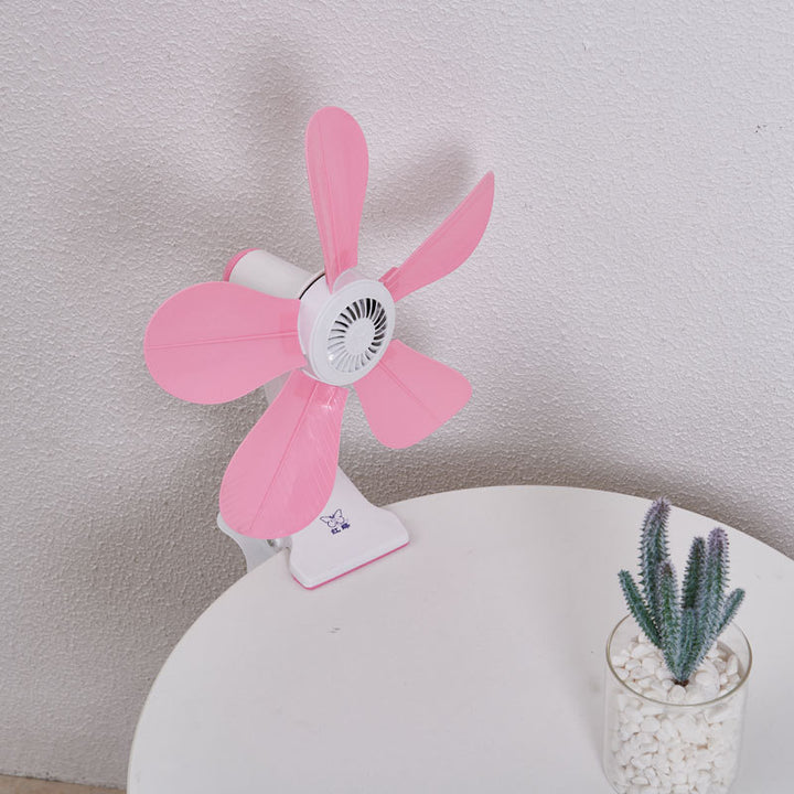Women's Portable Table Fan with Floral Design Stornfield