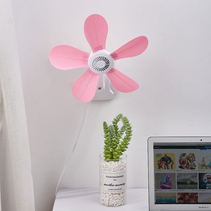 Women's Portable Table Fan with Floral Design Stornfield