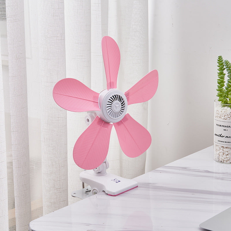 Women's Portable Table Fan with Floral Design Stornfield