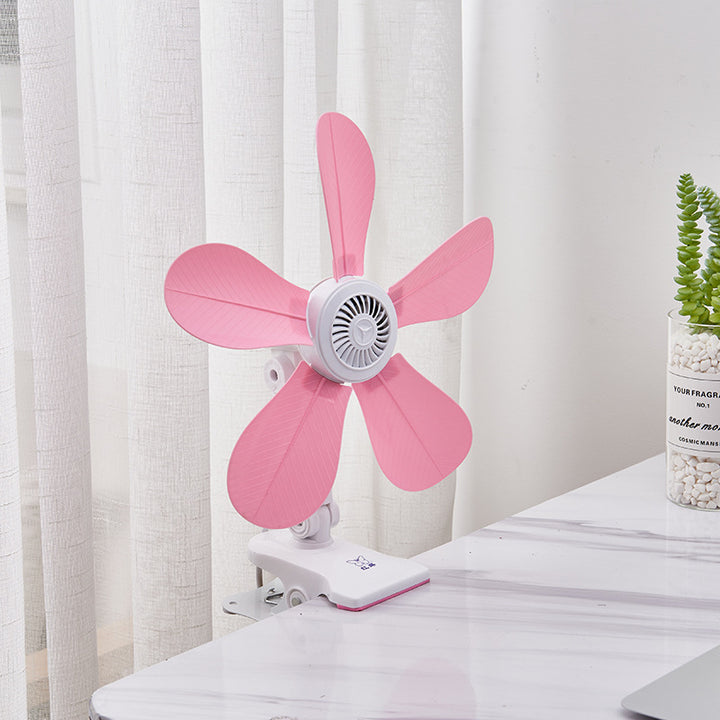 Women's Portable Table Fan with Floral Design Stornfield