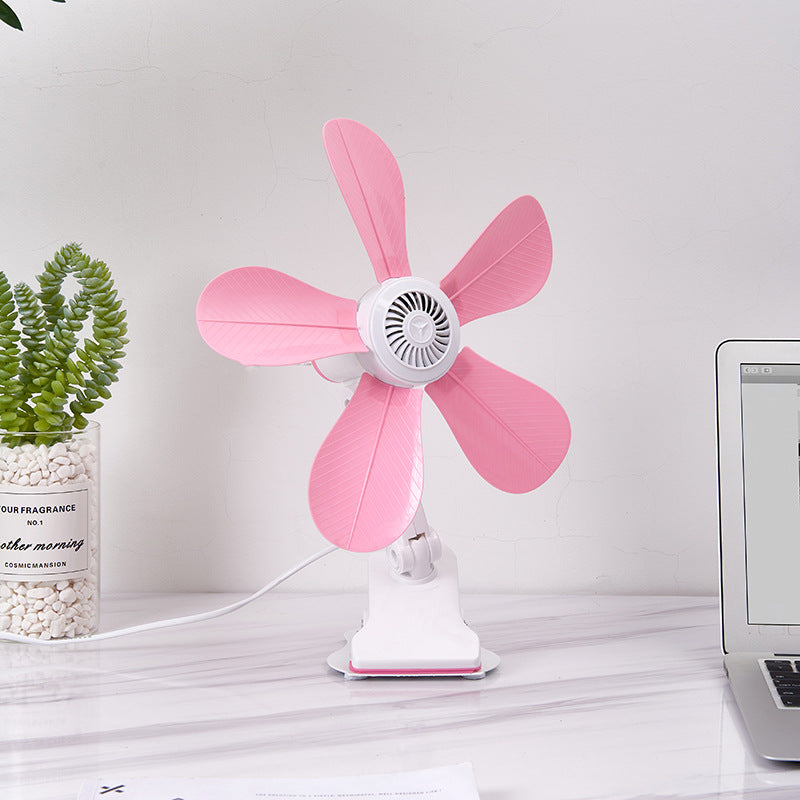 Women's Portable Table Fan with Floral Design Stornfield