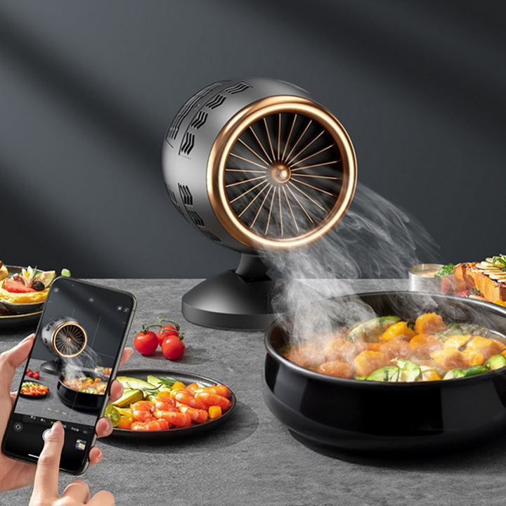 Portable Kitchen Extractor Fan – Compact and Adjustable Smoke Extractor with Quiet Function | Stornfield