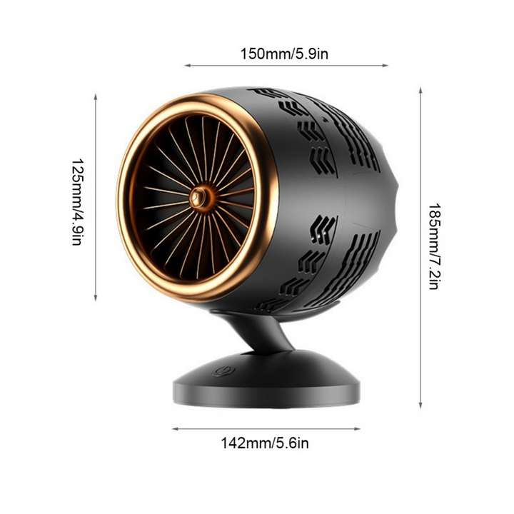 Portable Kitchen Extractor Fan – Compact and Adjustable Smoke Extractor with Quiet Function | Stornfield