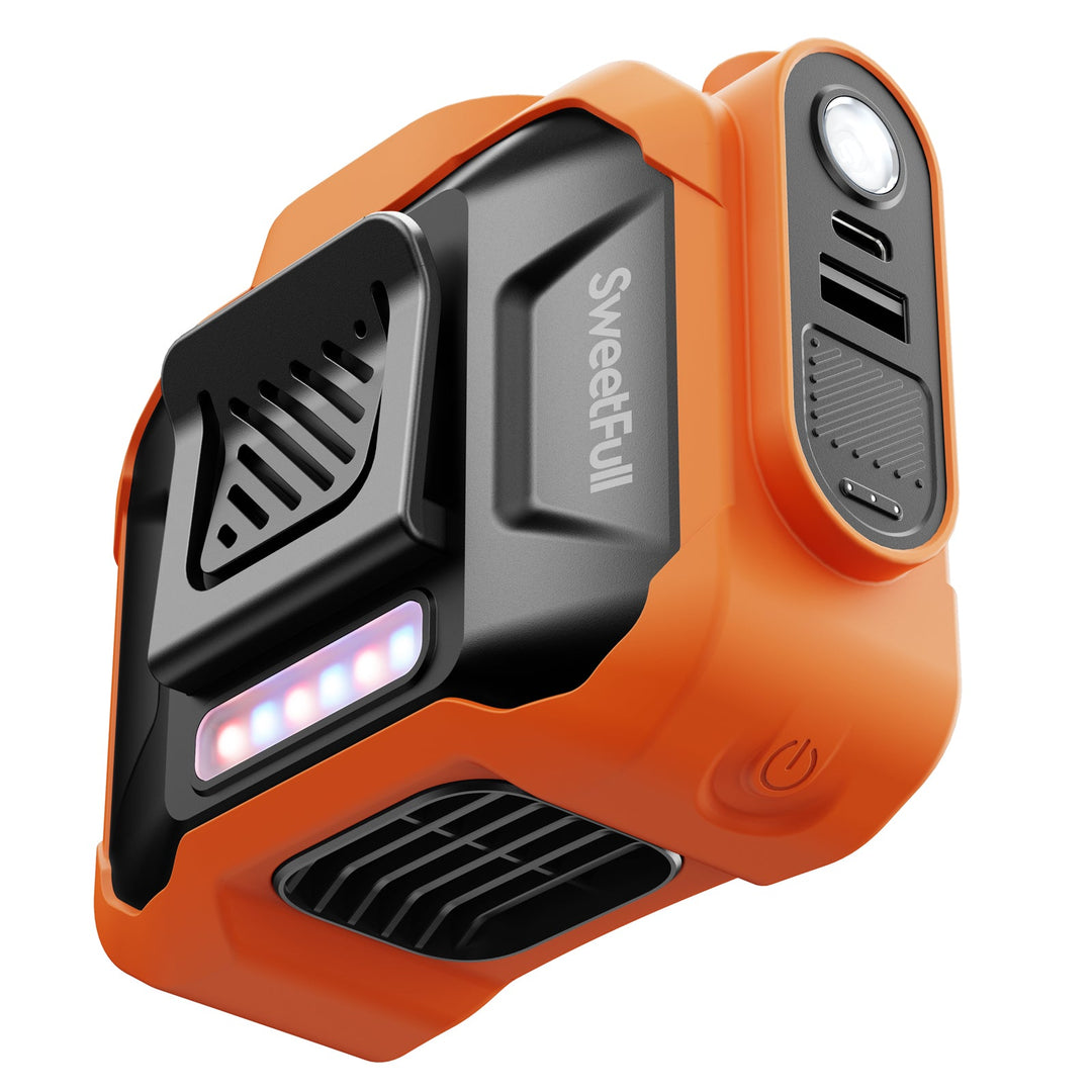 10000mAh Waist fan,Portable Belt Clip on Personal Fan | Stornfield
