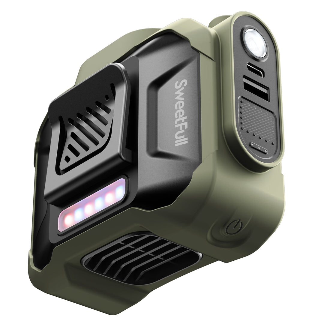 10000mAh Waist fan,Portable Belt Clip on Personal Fan | Stornfield