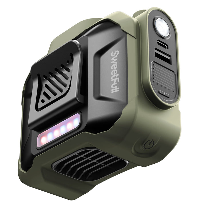 10000mAh Waist fan,Portable Belt Clip on Personal Fan | Stornfield