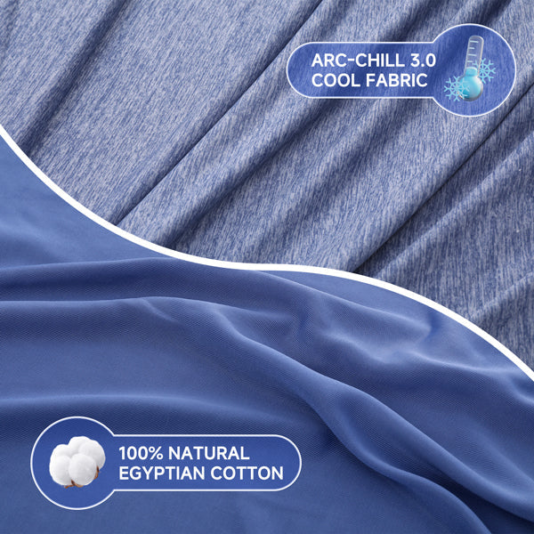 Blue Cooling Blanket –  3.0, Q-Max>0.5, Multi-Size Options | Stornfield
