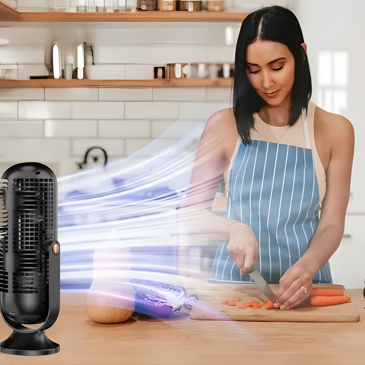 Compact High-Power Portable Desktop Fan - USB Rechargeable | Stornfield