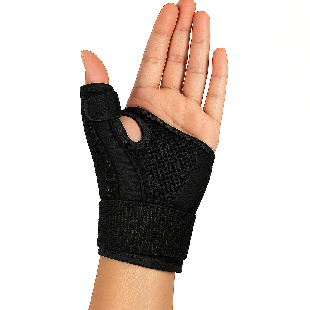 Relief for De Quervain’s Tendonitis – Breathable Adjustable Compression – Everyday & Active Use Stornfield