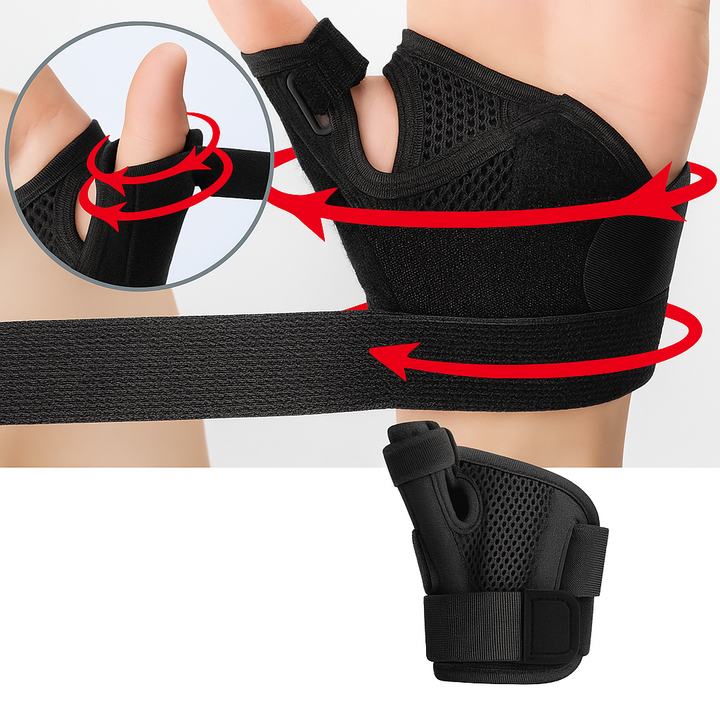 Relief for De Quervain’s Tendonitis – Breathable Adjustable Compression – Everyday & Active Use Stornfield