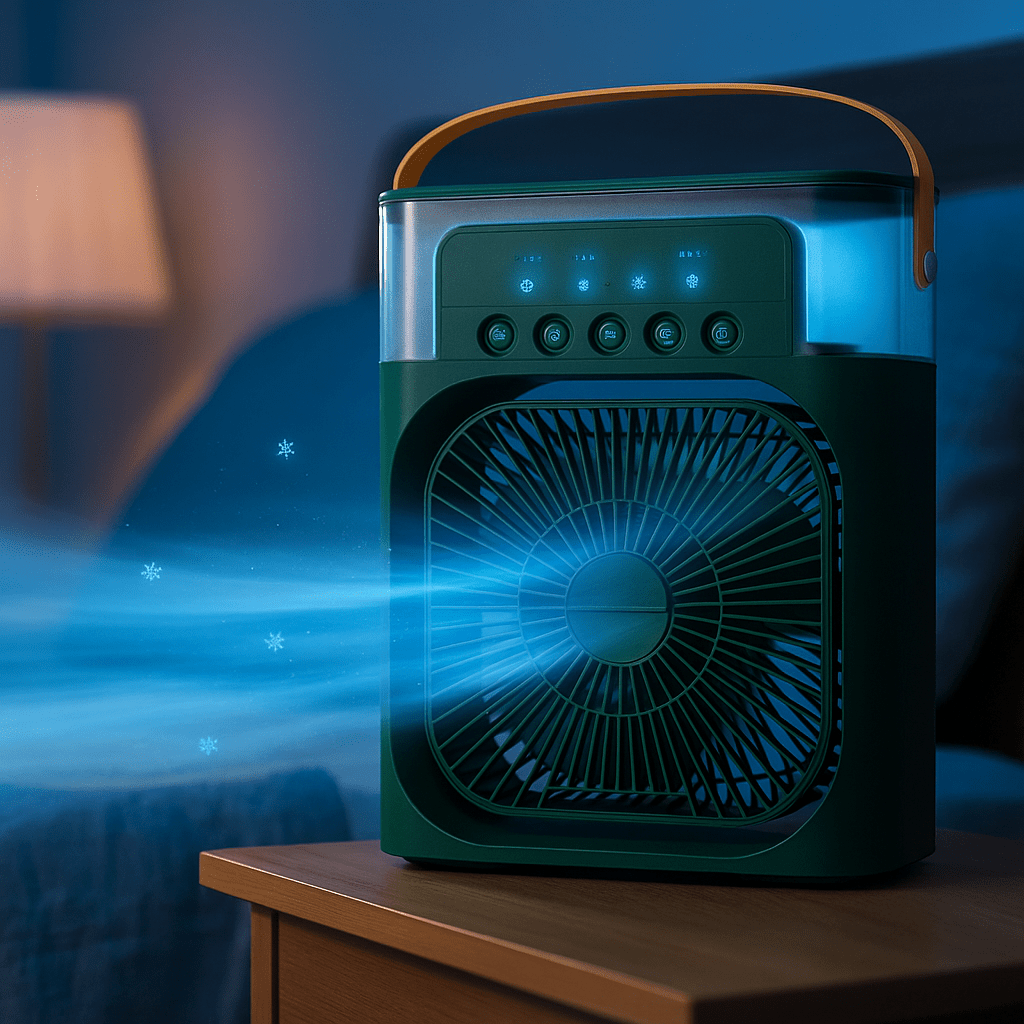 Portable Silent 3-in-1 LED Cooling Fan | Stornfield