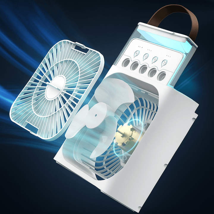 Portable Silent 3-in-1 LED Cooling Fan | Stornfield