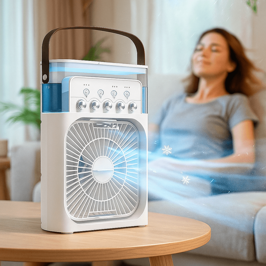 Portable Silent 3-in-1 LED Cooling Fan | Stornfield