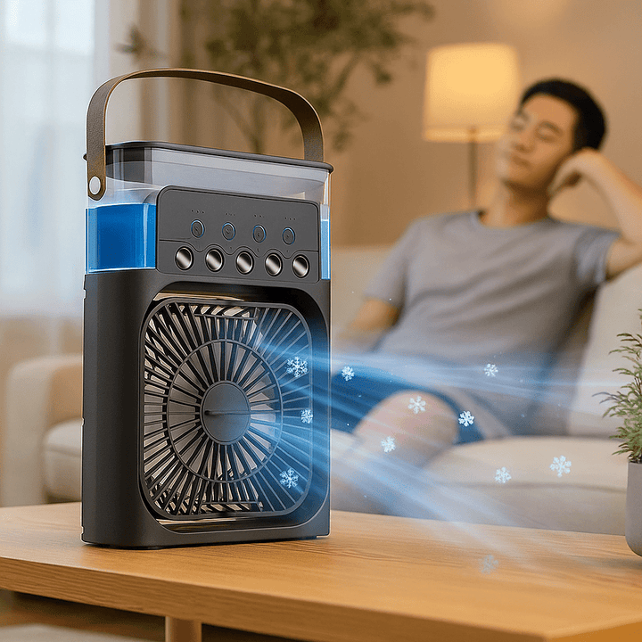 Portable Silent 3-in-1 LED Cooling Fan | Stornfield
