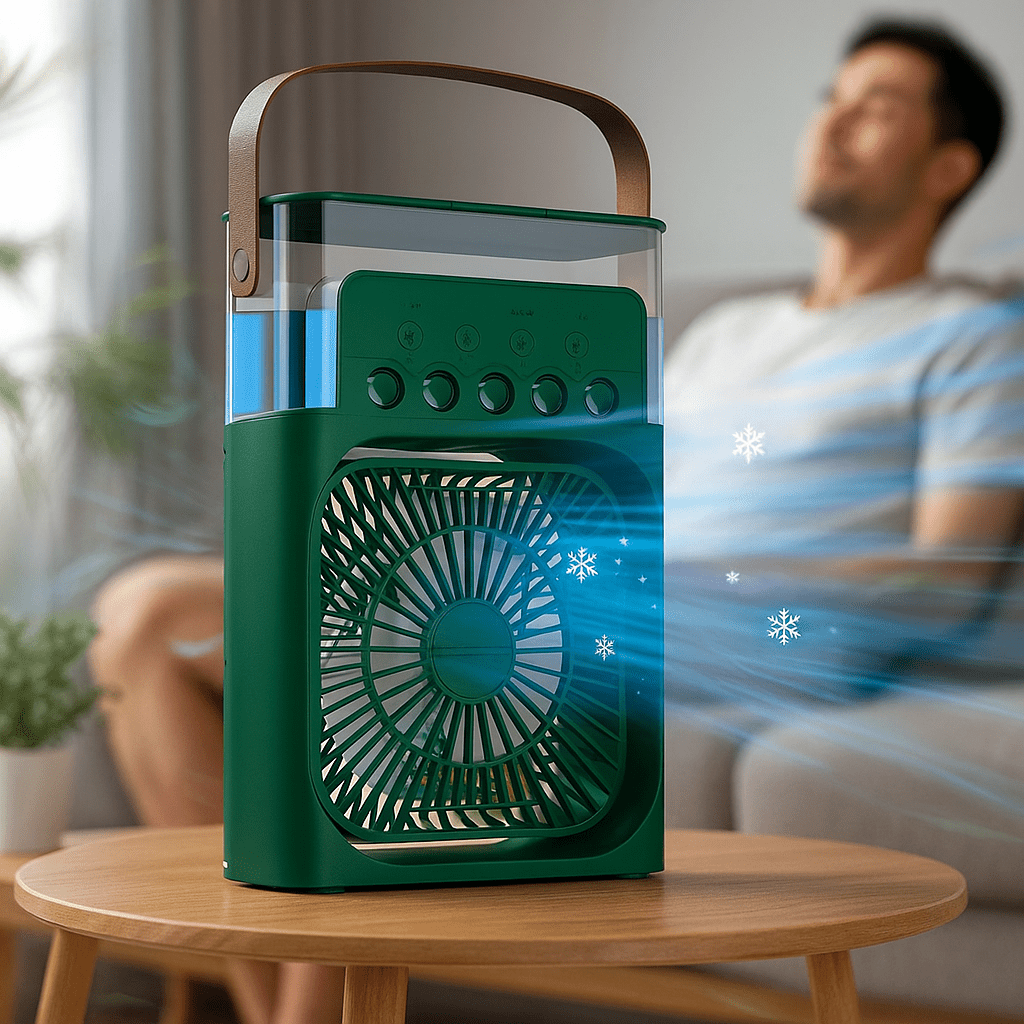 Portable Silent 3-in-1 LED Cooling Fan | Stornfield