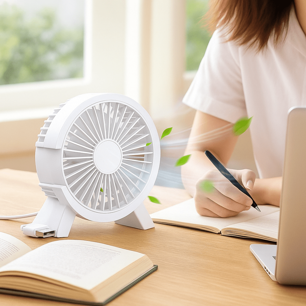 Mini Electric Portable Rechargeable and Silent Fan | Stornfield