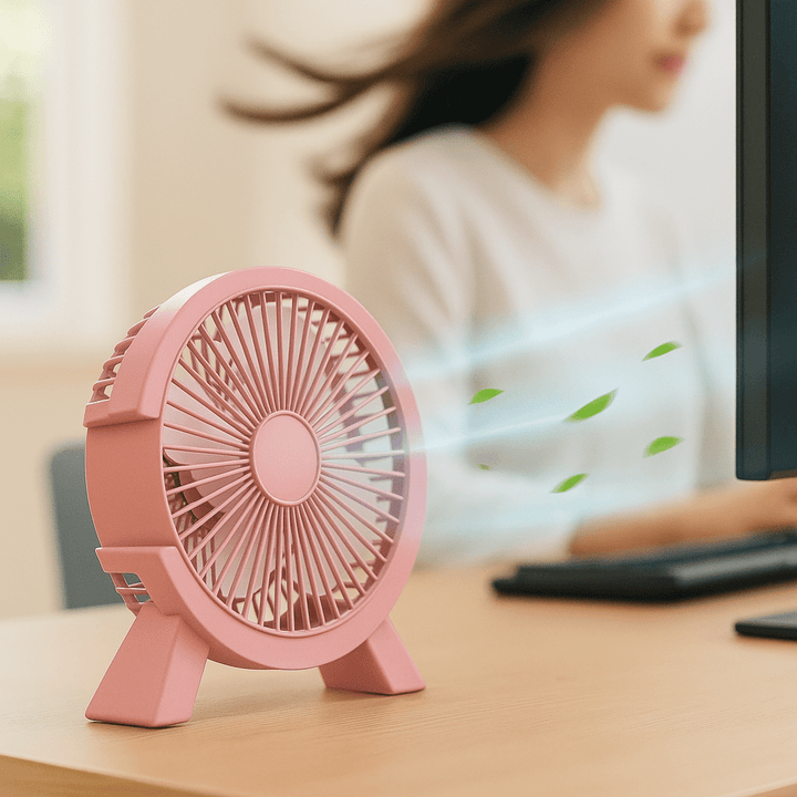 Mini Electric Portable Rechargeable and Silent Fan | Stornfield