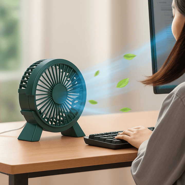 Mini Electric Portable Rechargeable and Silent Fan | Stornfield