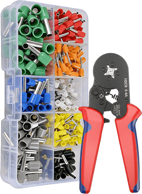 End sleeves crimping tool set with cable lugs | Stornfield