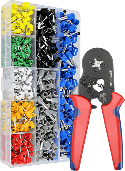 End sleeves set with crimping pliers | Stornfield