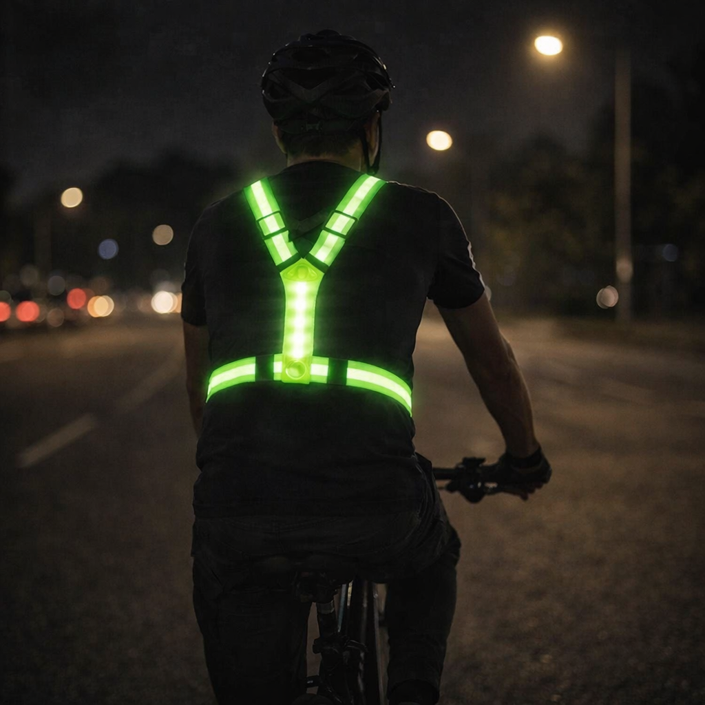 LED Safety Vest Pro – Reflective 360 Visible Vest | Stornfield