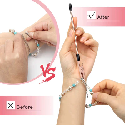 Bracelet helper for closing clasps | Stornfield