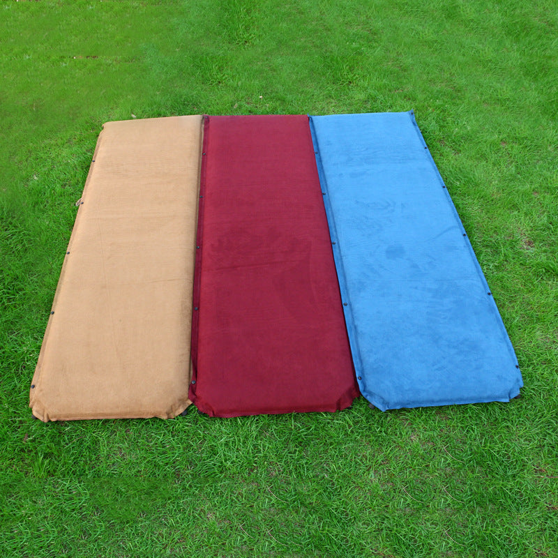full-length camping sleeping pad with heavy-duty canvas cover and reinforced snap grommets Stornfield