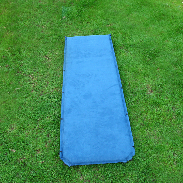 full-length camping sleeping pad with heavy-duty canvas cover and reinforced snap grommets Stornfield