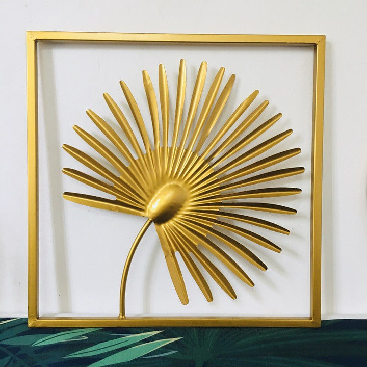 Decorative Metal Palm Leaf Wall Art Stornfield