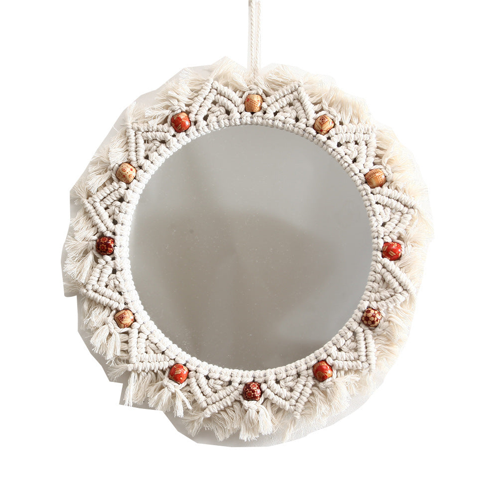 Decorative Macrame Wall Mirror Stornfield