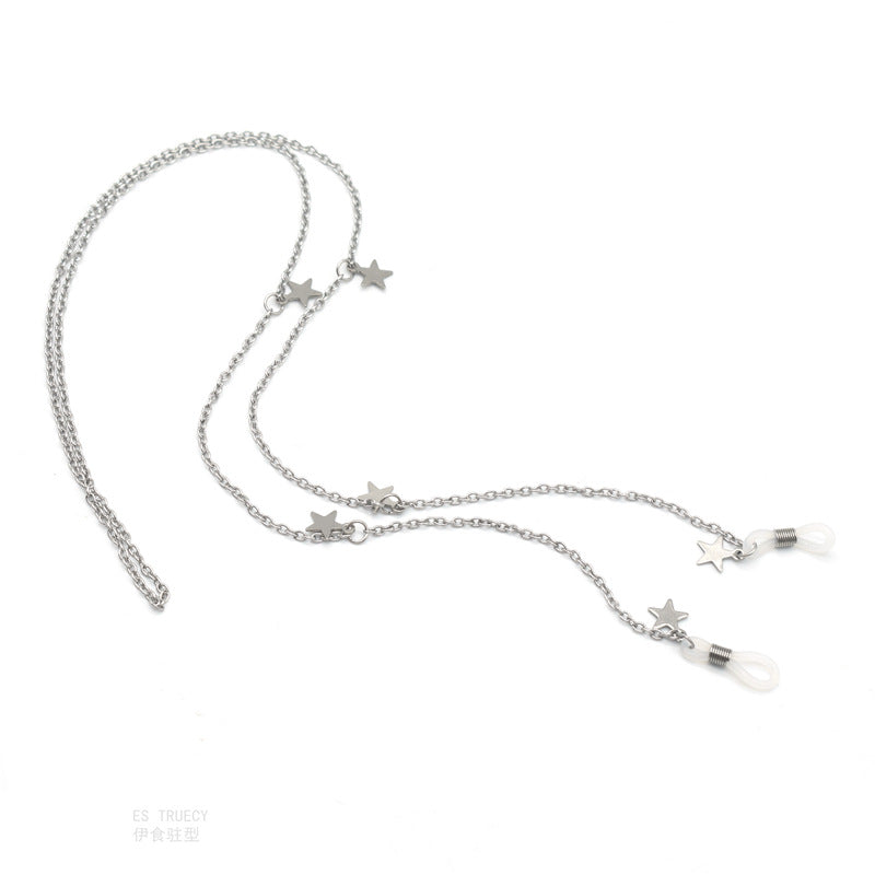 Celestial-Inspired Chain Eyewear Holder Stornfield